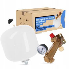   Namen: Visokokakovostno ekspanzijsko posodo za sanitarno vodo 12L s 6 bar varnostno skupino in 3/4'' hitrim priključkom