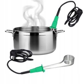    GRELNIK VODE 1500W POTAPLJAŠKI GRELEC ZA PREKUHANJE TURISTIČNE VODE 230V