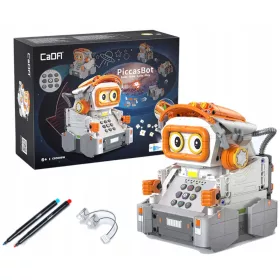   Kocke CaDA, kreativni robot PiccasBot za programiranje, 461 elementov
