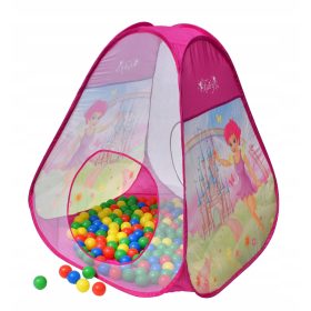 NAMIOT ZA OTROKE VILA S ŽOGICAMI ZA IGRO DOMA IN NA PROSTEM