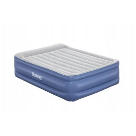   Materac za dve osebi Bestway 203 x 152 x 56 cm z modrimi odtenki in električno črpalko