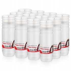 Vložki za sveče Parafinske sveče Plamen 5 dni (12 kom)