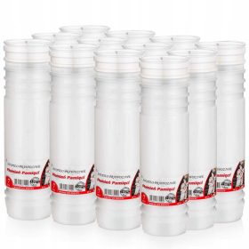 Vložki za sveče Parafinske sveče Plamen 7 dni (12 kom)