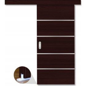 ALU VRATA Z DRSEČIM SISTEMOM 96 cm