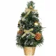 Eleganten umetni božični bor "Classic Mini - okrašen, zasnežen", zlat, Guirca, 40 cm