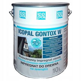 Icopal Gontox W 10L impregnacija za les, brezbarvna