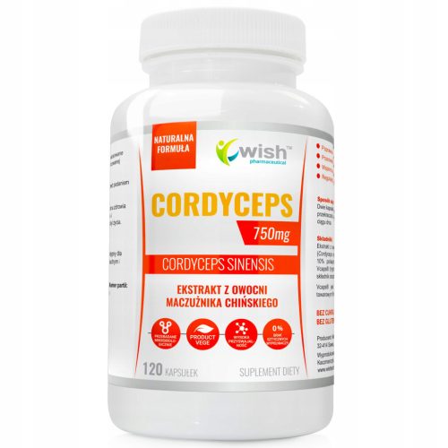 Cordyceps 750mg - Naravni izvleček za več energije in boljšo odpornost, 120 kapsul