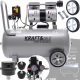 Kompresor zraka brez olja Kraft&Dele KD1395 24L 8 bar