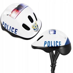 Kolesarska čelada za otroke Spokey Police 44-48 cm
