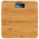 Bambusova elektronska tehtnica za kopalnico RUHHY do 180 kg LCD digitalna temperatura