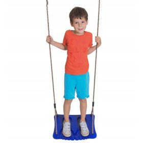 Plastična gugalnica za otroke STOPALA modra