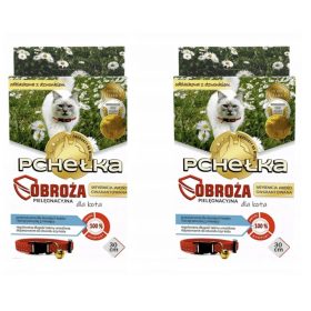   Pchelka Slovenska Obroža za Mačke proti Bolham in Klopom 2x30cm