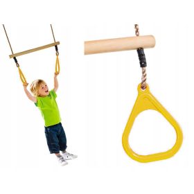 Gugalnica trapez za otroke JF rumena