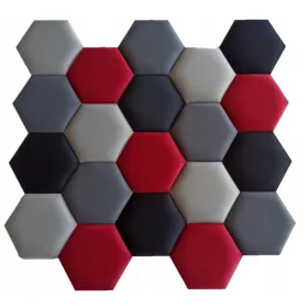   HEXAGON PANEL SET oblazinjene plošče SATJE HEXAGON 20 kosov