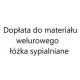 Doplata za Žametni Material za Spalne Postelje