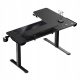 Ultradesk Gaming miza Winger, črna, električno nastavljiva