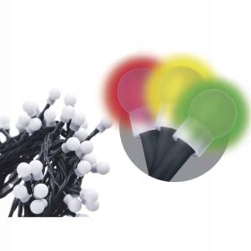   Lučke za božično drevo Emos XMAS ZYK kroglice 6W 100LED 5m IP20 večbarvne D5GM02