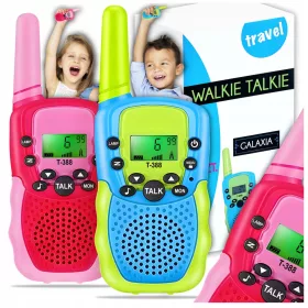   Walkie Talkie za otroke Galaxia - Komplet 2 barvni krátkofalowki