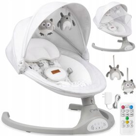 MoMi KENANI Električni Gugalnik z Bluetoothom - Siva