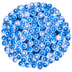   LED lučke za zunanjo dekoracijo novoletne jelke 8m 100 LED modre barve