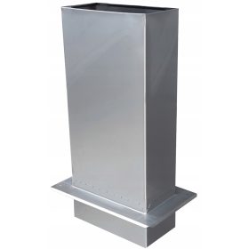   Dimniško podaljšanje komina 1m, kislinoodporno, prilagojeno zaščitno pokrovko