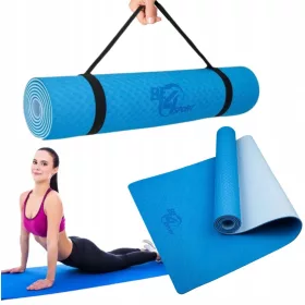 Mata za vadbo Be4Sport Premium 183 cm x 61 cm modra