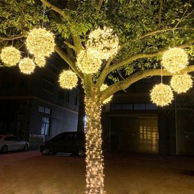 Božična krogla 240 LED lučk 40 cm - Toplo bela bliskavica