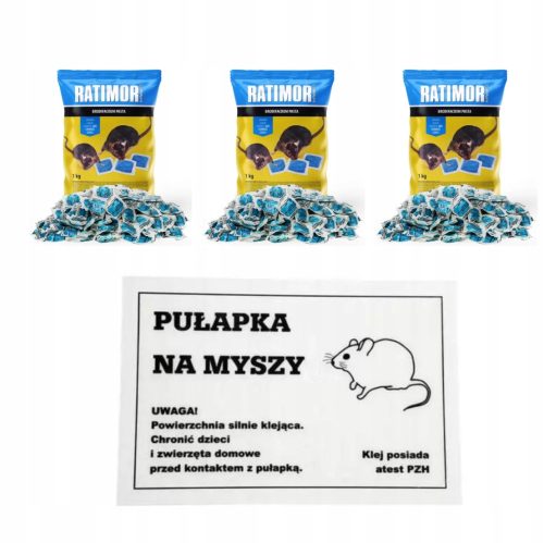Strup Ratimor za učinkovito zatiranje podgan in miši