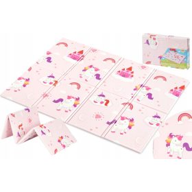 ZLOŽLJIVA podloga za igro Sesttino Unicorn, ROZA