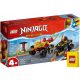 LEGO NINJAGO Kai in Ras v dvoboju med avtomobilom in kolesom 71789 + LEGO papirnata vrečka