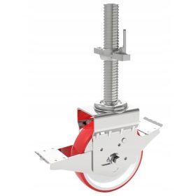   Kolesarjenje s podnožjem za gradbeni oder 38x500, premer 150 mm