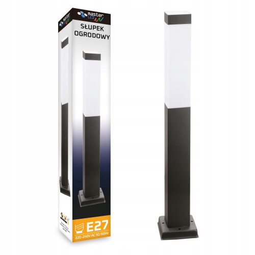 Lampa za vrt z LED žarnico E27 Havana 6x6 45 cm črna (7345)