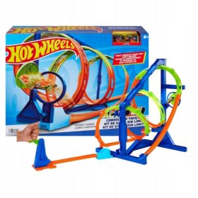 HOT WHEELS MEGA ZESTAW TOR POTROJNA PETLA SERPENTYNA HMX41