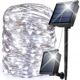   SOLARNE VRTNE GIRLANDE Z LED LUČKAMI ZA ZUNANJE IN NOTRANJE PROSTORE