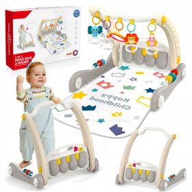 Pianinko za dojenčke 2v1 s hojico za potisk