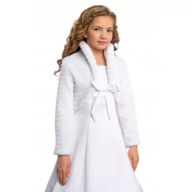 Bolerko za prvo obhajilo, umetno krzno, vel.158