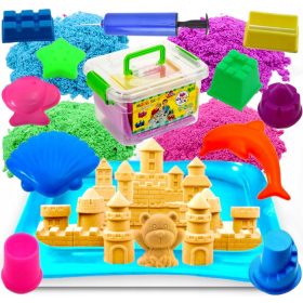   Optimized name: Magicni kineticni pesek XXL set s podvodnim bazenom in oblikami

Optimized description: 
"Magicni kineticni pesek XXL set vam prinaša najboljšo zabavo in ustvarjalnost za vaše otroke. 