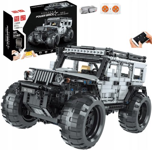 Mold King gradbeni bloki 15009 avto na daljinsko vodenje 1288 elementov TECHNIC