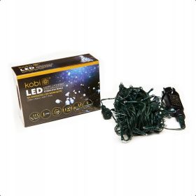   Kobi LED Božične Lučke za Zunanjo Uporabo - Hladno Bele - 100 lučk