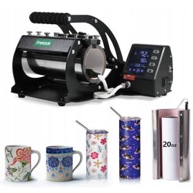   Termalna stiskalnica FreeSUB PD220-B za prenos toplote za skodelice in steklenice