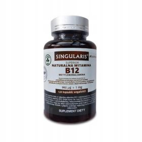   Singularis Vitamin B12 Metylokobalamina 990μg + BioPerine 1mg 120 kapsul
