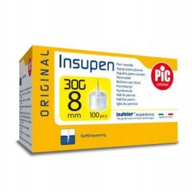 INSUPEN Iglice 30G (0,30mm) x 8mm za pisala, 100 kosov