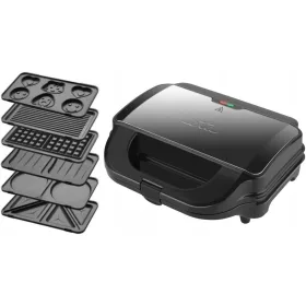   Toaster ETA Sorento Plus 6v1 za vaflje in grill 900W Črna Inox