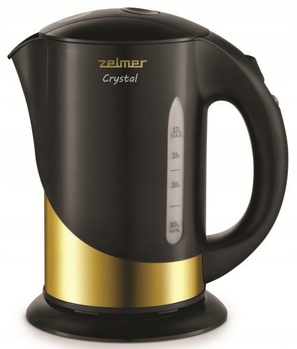 Zelmer ZCK7630 Crystal Gold Električni Grelnik Vode 1,7 l 2200 W Črn