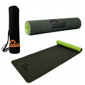 Majestic Yoga Podloga 183x61x0,6 cm zelena mat