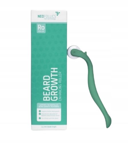BeardGlow Derma Roller za GOSTO BRADO in Plešastost MEZOTERAPIJA Strnišča brade in Lasje