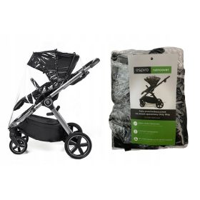   Dežna prevleka za voziček Espiro ONLY WAY - Zaščitite svojega otroka pred dežjem, vetrom in snegom s prvovrstno folijo Espiro ONLY WAY. Izdelana je iz trpežne, debele folije, ki je enostavna za čiščen