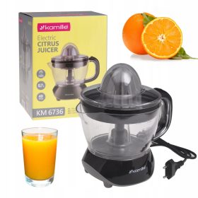 Kamille Električni Ožemalnik Citrusov KM6736 Črn 40 W