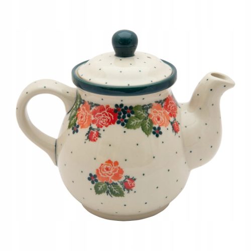 Ceramični čajnik Bolesławiec Artistic Ceramics Bolesławiec lončevina 0,6 l