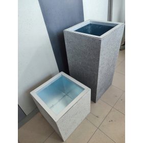 Kos za mešane odpadke 40L s kovinskim vstavkom